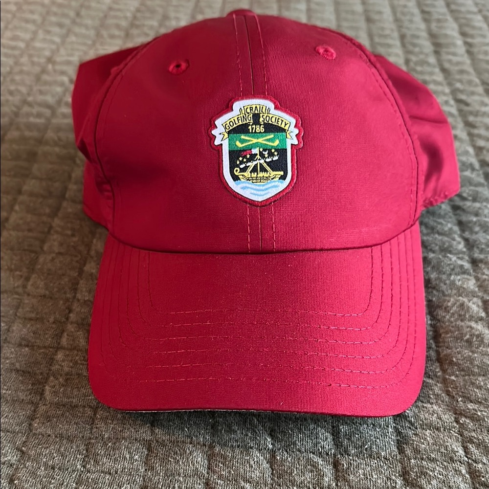 Crail Golf Society golf hat with Embroidered Patch